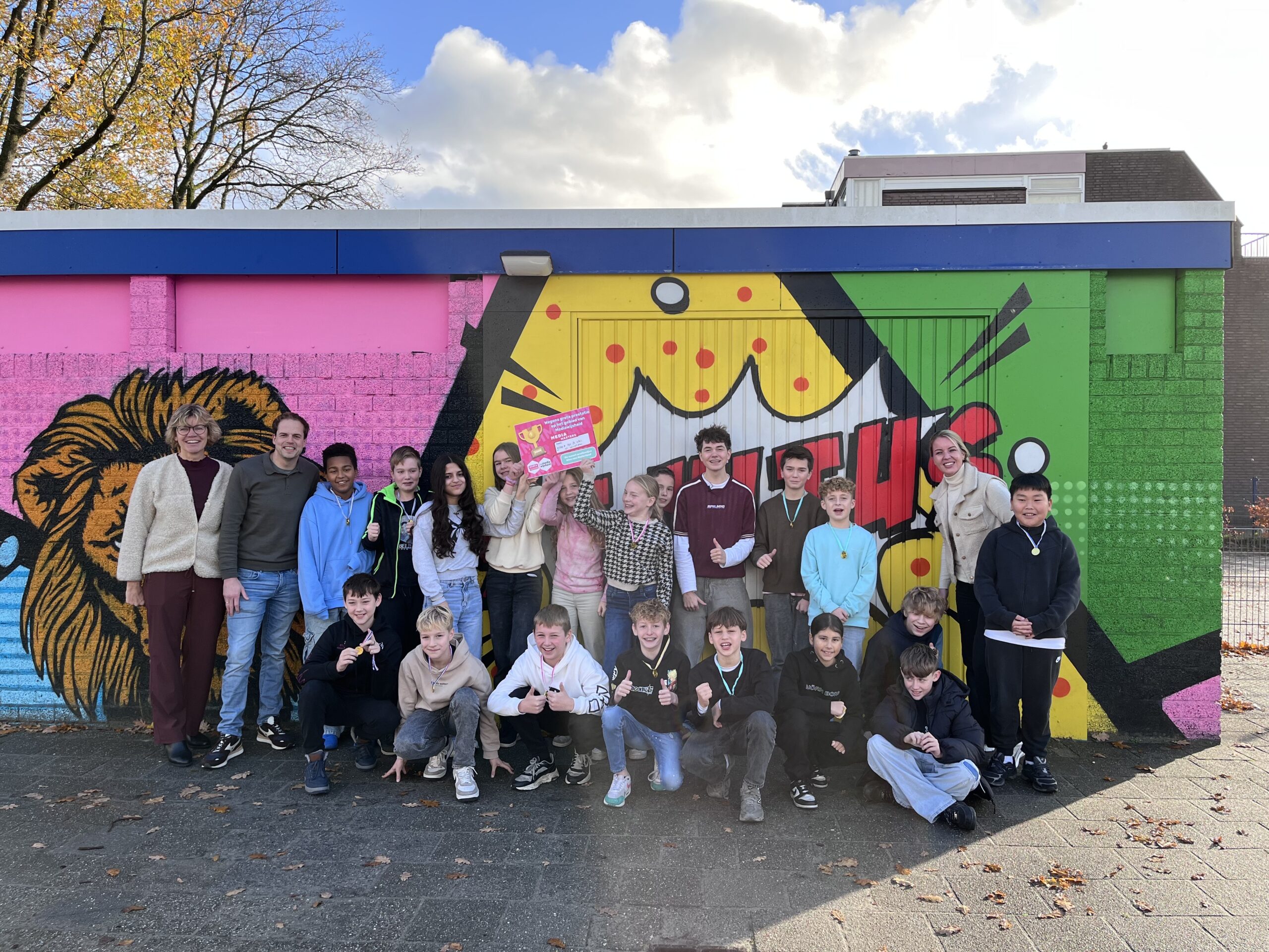 Groep 8 van IKC St. Vitus uit Winschoten opnieuw de meest mediawijze klas van Nederland